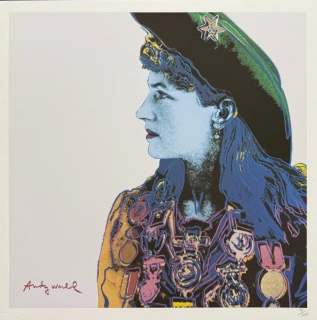 Andy Warhol - Annie Oakley 78/500 - signováno, 50x50cm, limitovaná edice CMOA s certifikátem