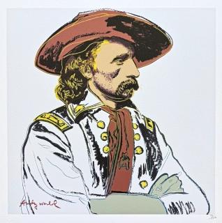 Andy Warhol - General Custer x/500 - signováno, 50x50cm, limitovaná edice CMOA s certifikátem