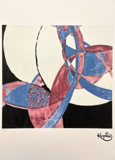 František Kupka - Amorpha: Fugue in two colors I 15/350 - limitovaná edice s certifikátem, 50x70cm