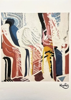 František Kupka - Tržiště 120/350 - limitovaná edice s certifikátem, 50x70cm