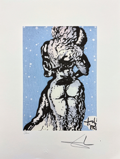 Salvador Dalí - Hugging - signováno, limitovaná edice, 50x66cm
