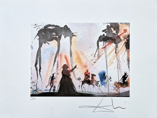 Salvador Dalí - They Will All Come from Saba - signováno, limitovaná edice, 50x66cm
