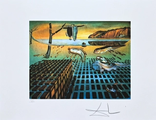 Salvador Dalí - The Disintegration of the Peristence of Memory - signováno, limitovaná edice, 66x50cm