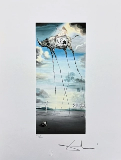 Salvador Dalí - Celestial Ride - signováno, limitovaná edice, 50x66cm
