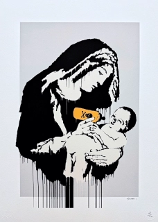 Banksy - Toxic Mary x/150 - číslovaná edice s certifikátem, 50x70cm