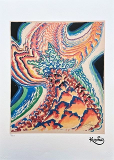 František Kupka - Etude pour x/350 - limitovaná edice s certifikátem, 50x70cm