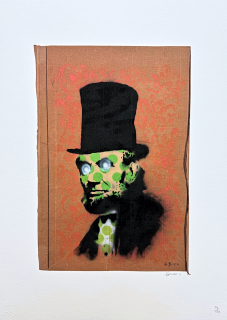 Banksy - Abraham Lincoln 72/150 číslovaná edice s certifikátem, 50x70cm