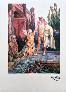 František Kupka - Ancient tragedy x/350 - limitovaná edice s certifikátem, 50x70cm