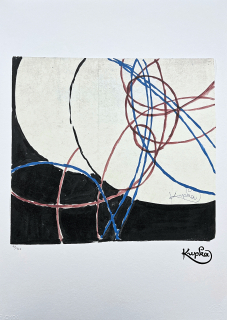 František Kupka - Amorpha: Fugue in Two Colors IV 76/350 - limitovaná edice s certifikátem, 50x70cm