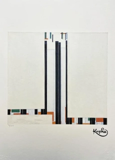 František Kupka - Série C III 16/350 - limitovaná edice s certifikátem, 50x70cm