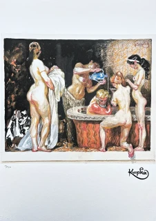 František Kupka - Taking bath x/350 - limitovaná edice s certifikátem, 50x70cm