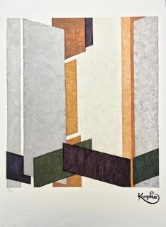 František Kupka - Diagonální plány 60/350 - limitovaná edice s certifikátem, 50x70cm