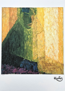 František Kupka - Hudebník Follot 71/350 - limitovaná edice s certifikátem, 50x70cm