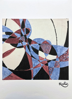 František Kupka - Amorpha: Fugue in two colors III 120/350 - limitovaná edice s certifikátem, 50x70cm