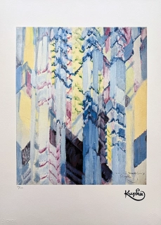 František Kupka - Katedrála x/350 - limitovaná edice s certifikátem, 50x70cm