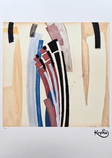 František Kupka - Study of curves x/350 - limitovaná edice s certifikátem, 50x70cm