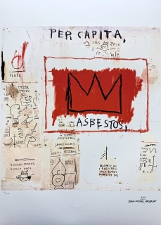 Jean-Michel Basquiat - Per Capita 116/300 - limitovaná edice, signováno, 50x70cm