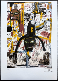 Jean-Michel Basquiat - Moon King 29/300 - limitovaná edice, signováno, 50x70cm 