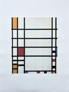 Piet Mondrian - Trafalgar square 45/200 - signováno, limitovaná edice, 50x66cm