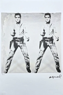 Andy Warhol - Double Elvis Presley 83/100 - edice Leo Castelli s certifikátem