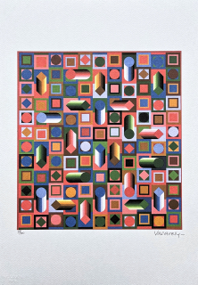 Victor Vasarely - Hyram Prism - limitovaná edice s certifikátem