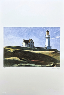Edward Hopper - Lighthouse Hill 40/150 - limitovaná edice, s certifikátem, 38x57 cm