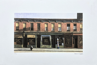 Edward Hopper - Early sunday morning 25/150 - limitovaná edice, s certifikátem, 57x38 cm