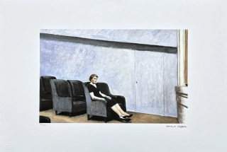 Edward Hopper - Intermission 51/150 - limitovaná edice, s certifikátem, 57x38 cm