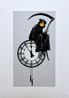 Banksy - Grin Reaper 150/150 - číslovaná edice s certifikátem, 50x70cm