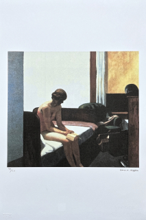Edward Hopper - Hotel room 99/150 - limitovaná edice, s certifikátem, 38x57 cm