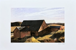 Edward Hopper - Cobb's barns 103/150 - limitovaná edice, s certifikátem, 57x38 cm