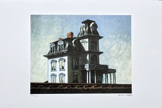 Edward Hopper - House by the railroad 147/150 - limitovaná edice, s certifikátem, 57x38 cm