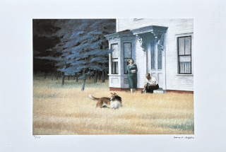 Edward Hopper - Cape cod evening 92/150 - limitovaná edice, s certifikátem, 57x38 cm