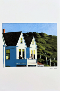 Edward Hopper - Second story sunlight 49/150 - limitovaná edice, s certifikátem, 38x57 cm
