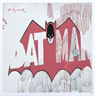 Andy Warhol - Batman 69/500 - signováno, 50x50cm, limitovaná edice CMOA s certifikátem