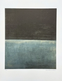 Mark Rothko - Black and grey stripes x/200 - signováno, s certifikátem, 50x65 cm