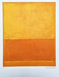 Mark Rothko - Orange and yellow 96/200 - signováno, s certifikátem, 50x65 cm
