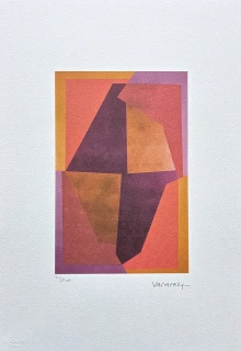 Victor Vasarely - Mindoro II - limitovaná edice s certifikátem