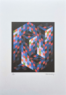 Victor Vasarely - Izzo - limitovaná edice s certifikátem