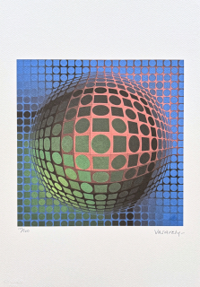 Victor Vasarely - Vega Arny II - 123/500 limitovaná edice s certifikátem