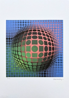 Victor Vasarely - Vega Arny II - x/500 limitovaná edice s certifikátem