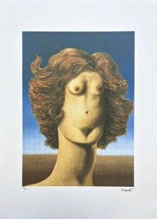 René Magritte - The Rape 48/100 - limitovaná edice, 50x70cm