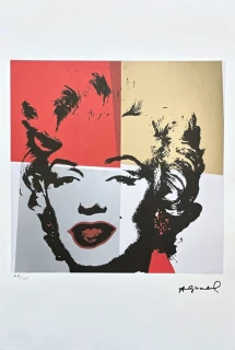 Andy Warhol - Marilyn Monroe ve čtvercích x/100 - edice Leo Castelli s certifikátem