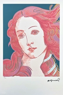 Andy Warhol - Birth of Venus růžová 63/100 - edice Leo Castelli s certifikátem