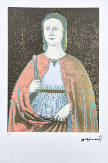 Andy Warhol - Saint Apollonia černá 16/100 - edice Leo Castelli s certifikátem