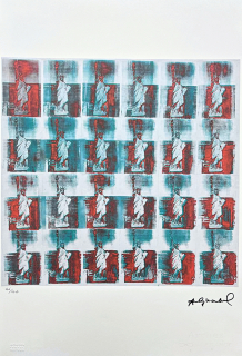 Andy Warhol - 24x Statue of Liberty 46/100 - edice Leo Castelli s certifikátem