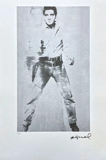 Andy Warhol - One Elvis Presley x/100 - edice Leo Castelli s certifikátem