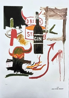 Jean-Michel Basquiat - Sterno 18/300 - limitovaná edice, signováno, 50x70cm 
