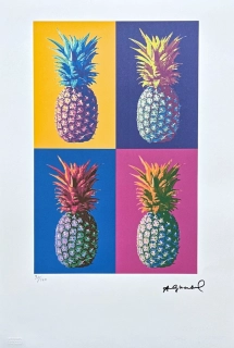Andy Warhol - Ananas 90/100 - edice Leo Castelli s certifikátem