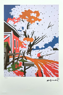 Andy Warhol - Do it yourself 55/100 - edice Leo Castelli s certifikátem